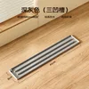 Dark gray [three grooves] elongated narrow edge drain pad