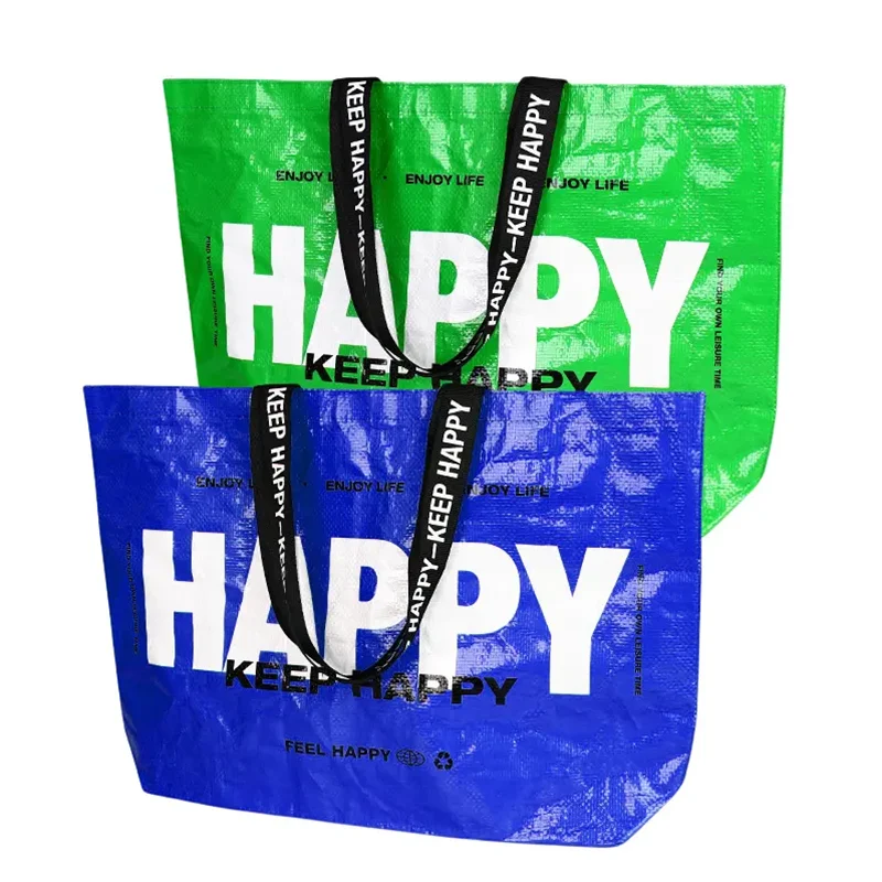 Shopping Tote RPET Bag Reusable Polypropylene Packaging Laminated OEM Non Woven Bag