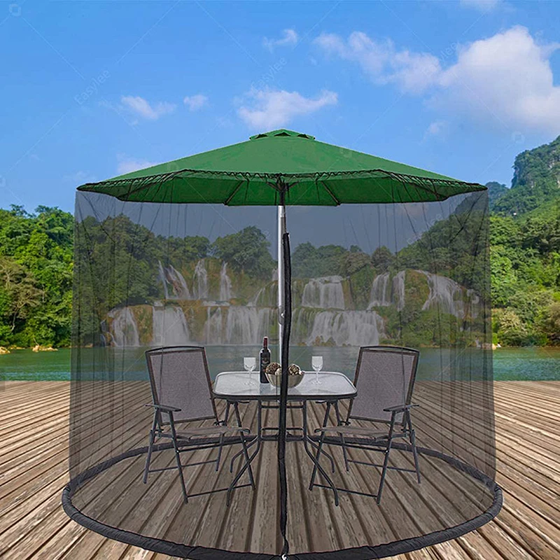 Umbrella Mosquito Nets,Fits 810ft Outdoor Umbrellas And Patio Tables