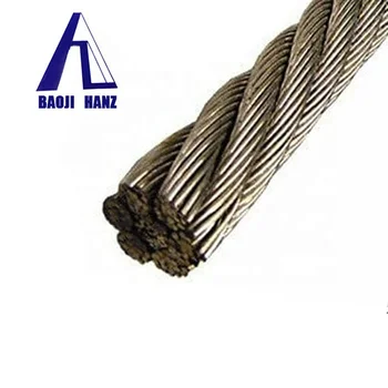 Pure 7x7 1x7 Winding Method Titanium Wire Rope For Medical - Buy Titanium  Wire Rope,7x7 Wire Rope,1x7 Titanium Wire Product on