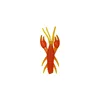Orange crayfish bulk single