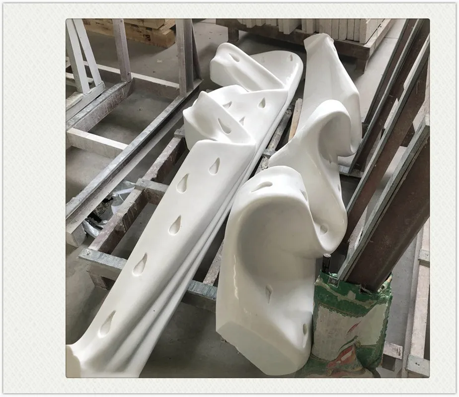 Panel Dinding 3D Gaya Moden untuk Dekorasi, Jubin Batu Marmar Putih Tulen Sevic Putih, Ukiran Laser CNC untuk Reka Bentuk Dalaman