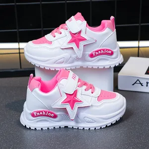 Customized New Star Fashion Soft-Soled Dad Shoes Girls' Casual Running Shoes Anti-Slip Feature for Spring Season Slip-On Closure
