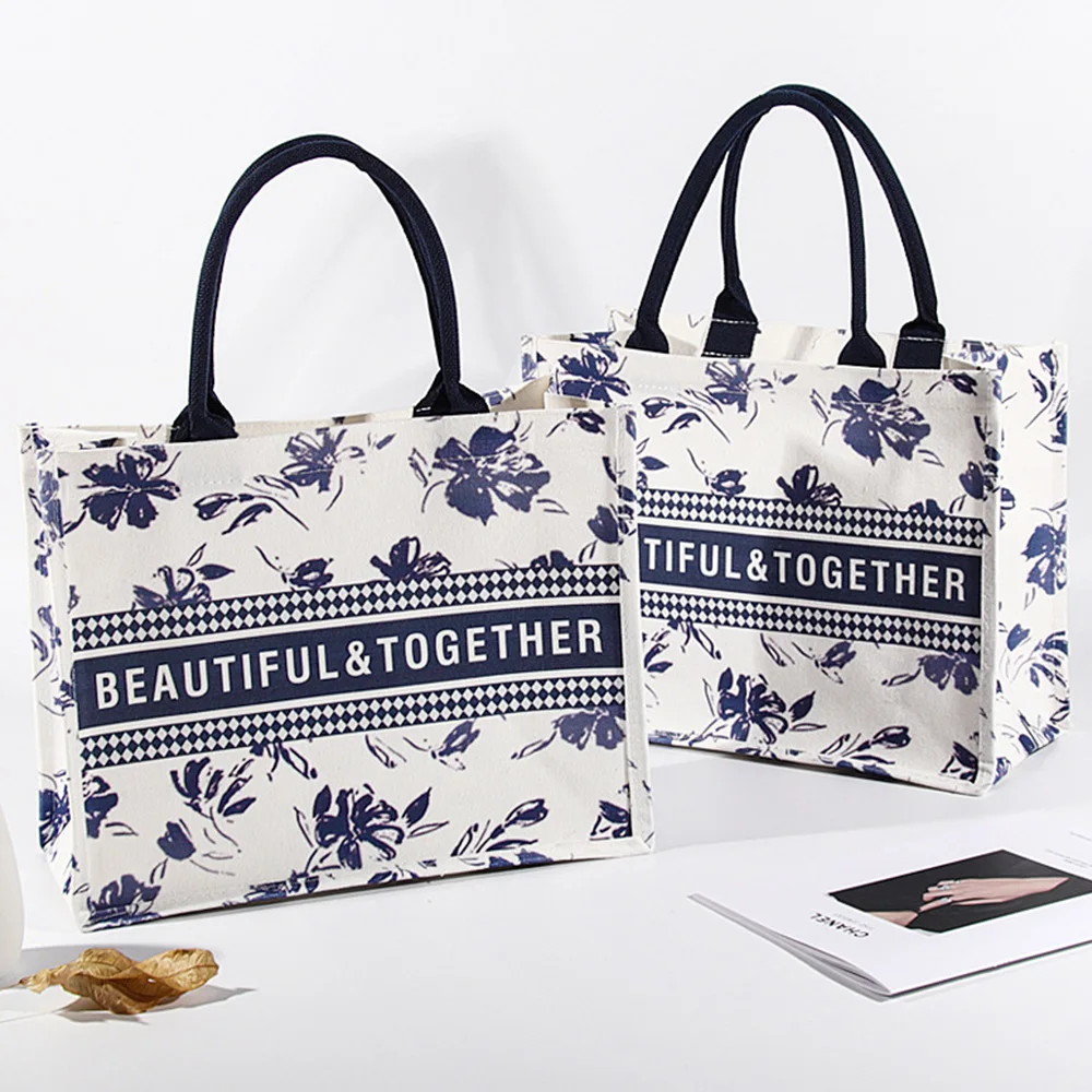 Personalized Designer Studio Brand Inspired Canvas Waterproof Tote