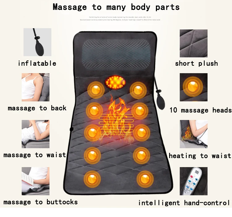 massage heating mattress
