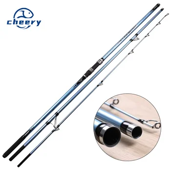 CHEERY High Quality 4.2m/4.5m High Carbon Fiber Surf Fishing Rod 3-Section Long Shot Casting Fishing Pole for Saltwater Fishing – Rod – view 2