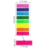 Tête plate fluorescente