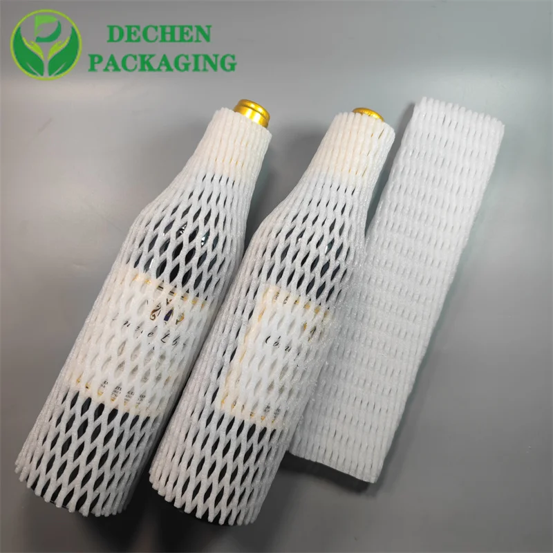 Polyfoam Socks Wine Bottle Travel Protector Protective Packing Mesh Sleeve Black
