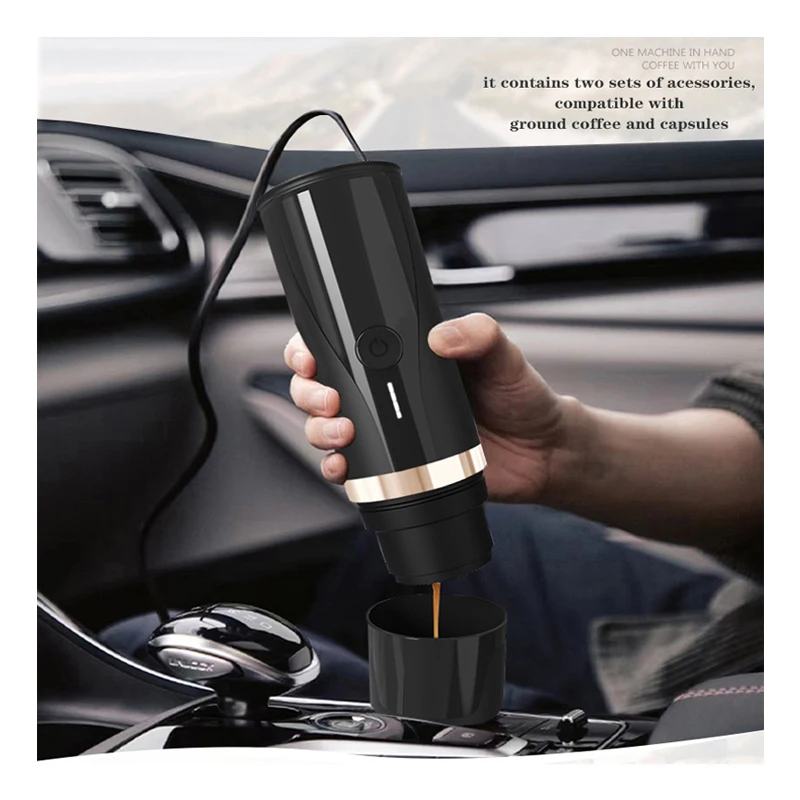 PCM02 Portable Coffee Machine Espresso Automatic Capsule Coffee Powder Coffee Maker