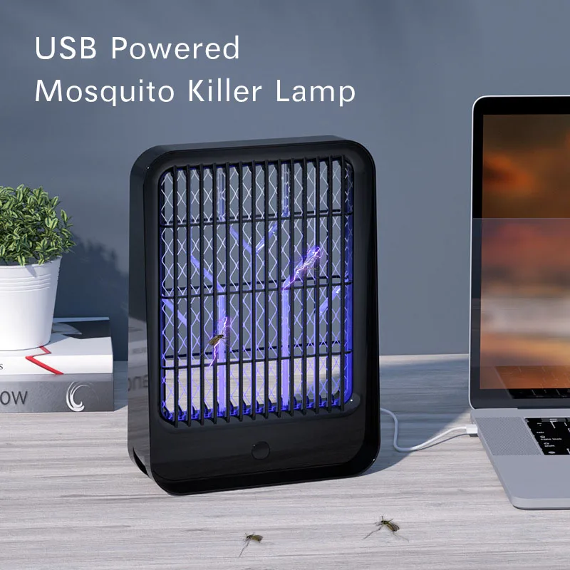 Non-poisonous baby safe photocatalys high voltage killing mosquito lamp uv led attracts mosquito trap manufacture