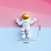 Maschera astronauta dorata 41*33 mm