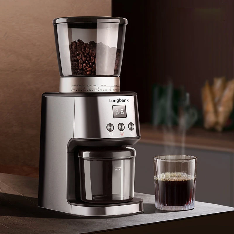 OEM Burr Coffee Grinder Automatic Professional Large Commercial Digital