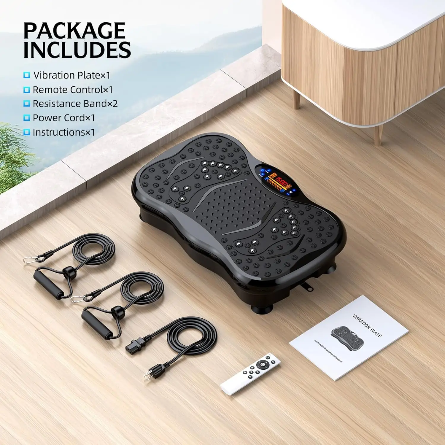 Whole Body Slimming Exercise Machine Vertical Fitness Vibration Plate Electromagnetic Technology Effective