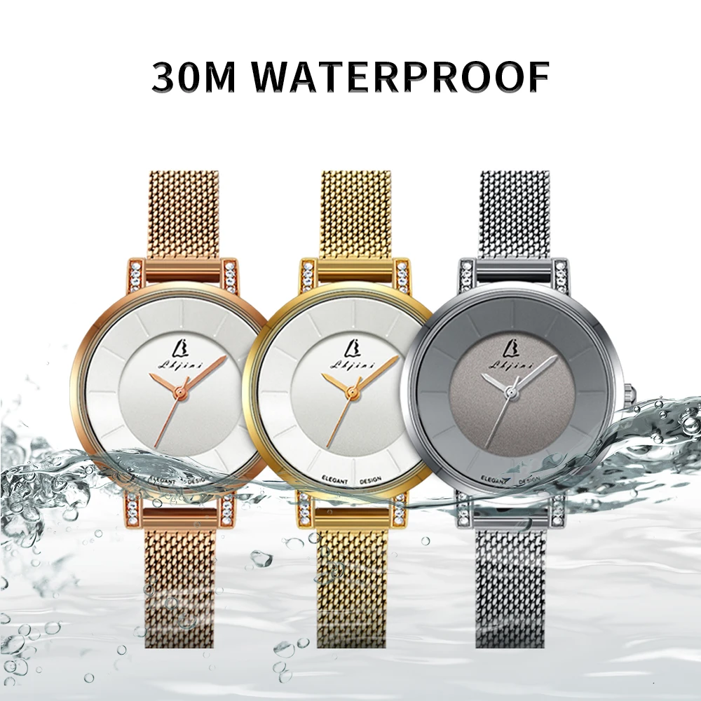 Custom Made OEM Watches with Logo in China Fashion Quartz Xxcom Watch for Women Wholesale Waterproof Lady Watch with Bracelet