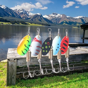 Wholesale SP059 7cm 8.8g Artificial Metal Hard Spinner Baits Spoon Fishing Lures for Ocean Boat & Ice Fishing – Metal Jig – view 4