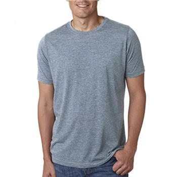 Wholesale 65 polyester 35 cotton t shirt Heather Color Loose Fit Sport T Shirt Men