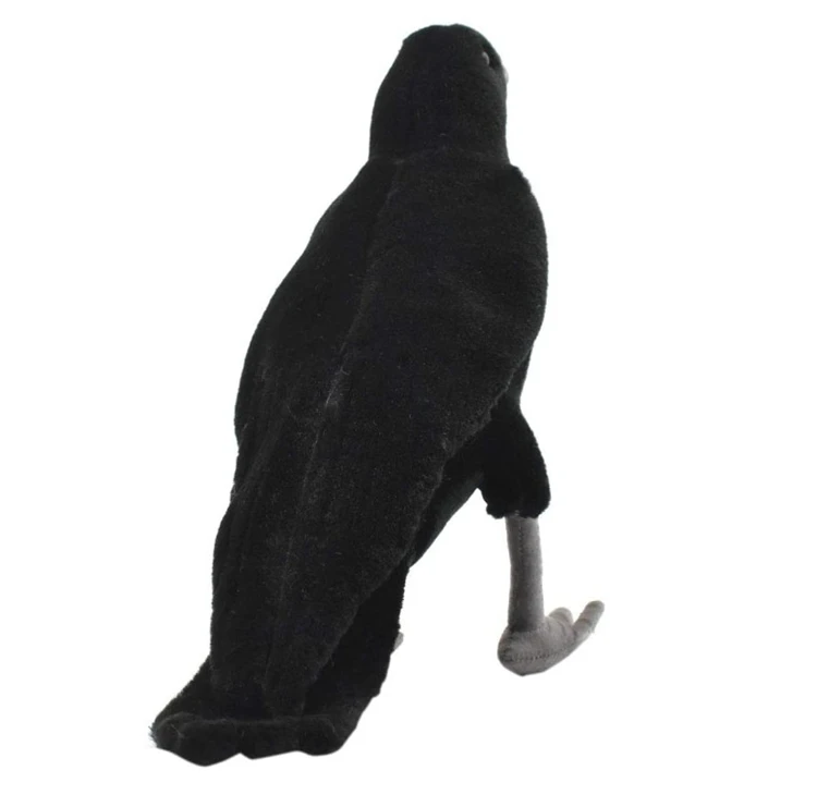 New Arrival Custom Made Super Soft Fleece Birds Stuffed Plush Toys Plush Crow Toy