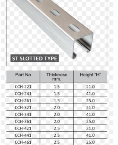Solar Bracket System c Channel 41*41 cm Strut C Channel