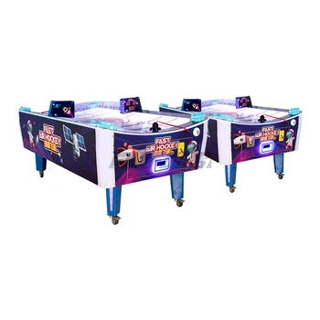 Commercial Factory Indoor Sport Interesting Coin Operated Arcade Adults Kids Curved Surface Custom Air Hockey Table Machine