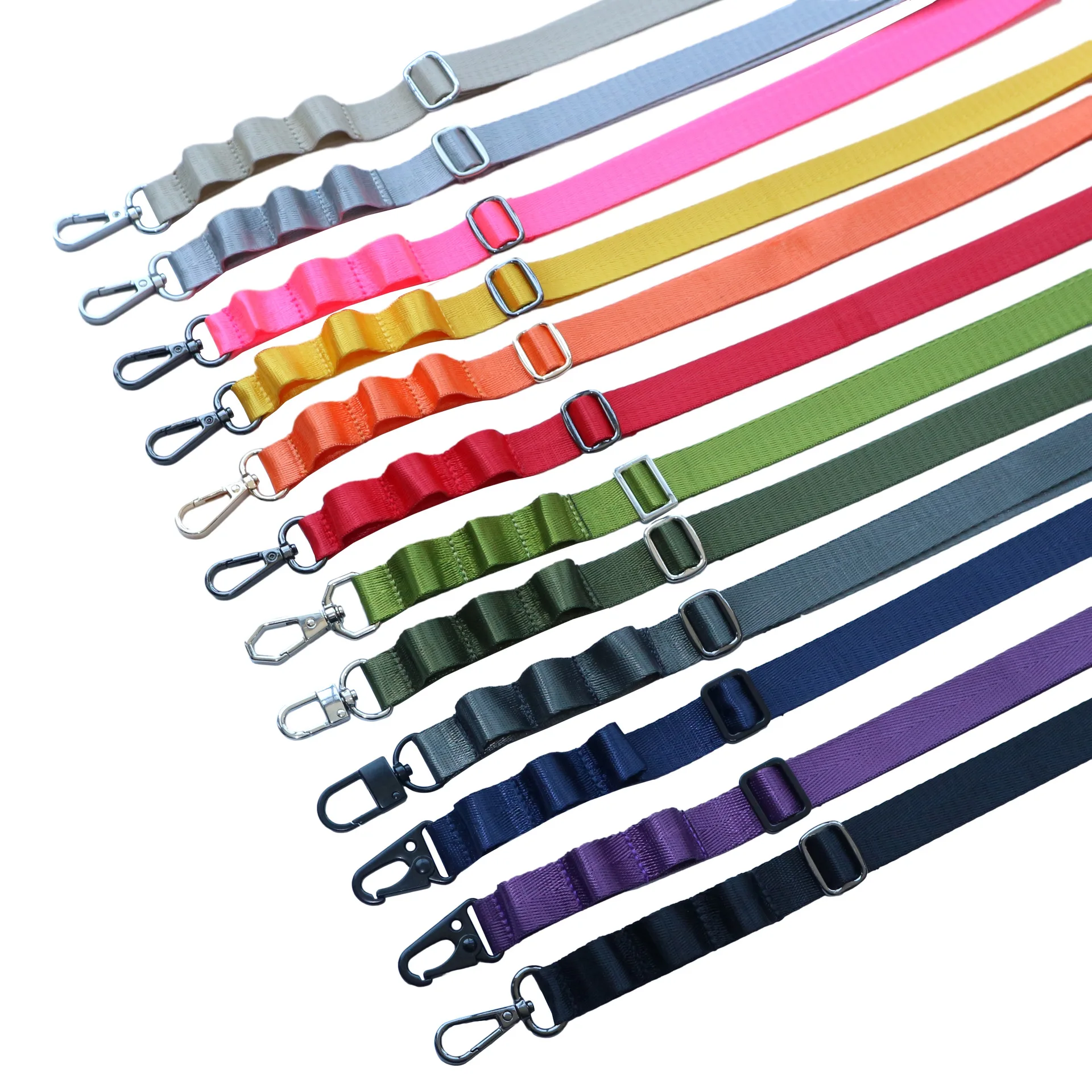 Laudtec  Adjustable Wholesale Long Cell Phone strap Nylon Mutil Color Phone Rope