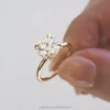 18K gold ring-2ct moissanite