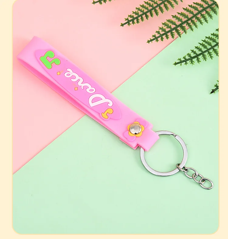 Custom High Quality Keychain Rubber Cars Keychain Lanyard For Halloween