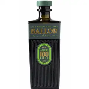 Top Quality Amaro Ballor 100 Erbe Bonollo 0,70 Lt 6 Bottles per Box