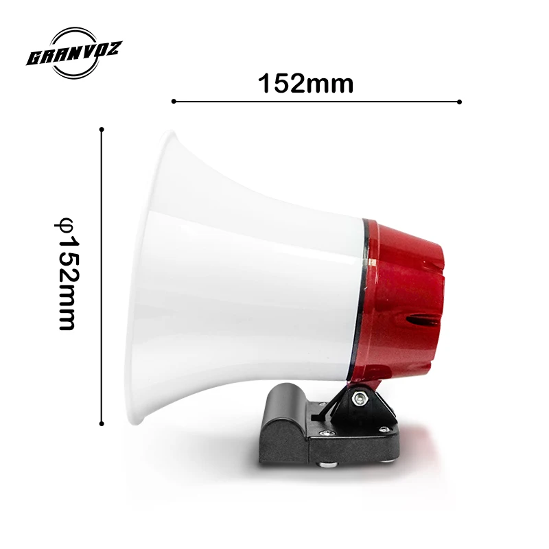 15W Portable Power Rechargeable Megaphone for Car Truck Speaker