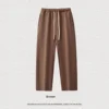 Brown Straight-leg pants