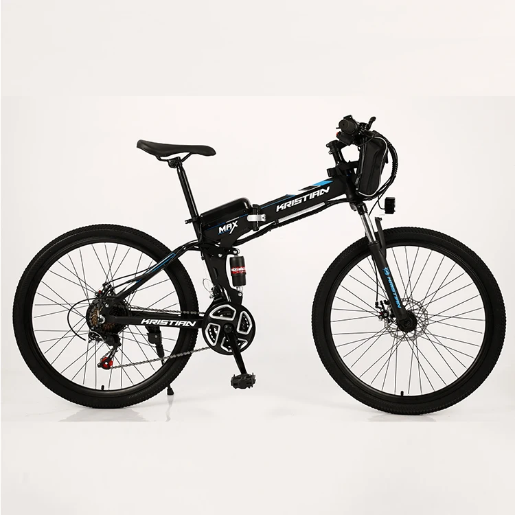 26inch Folding Electric Bike 1000w 48v Two Battery Mountain Sports Bike ...