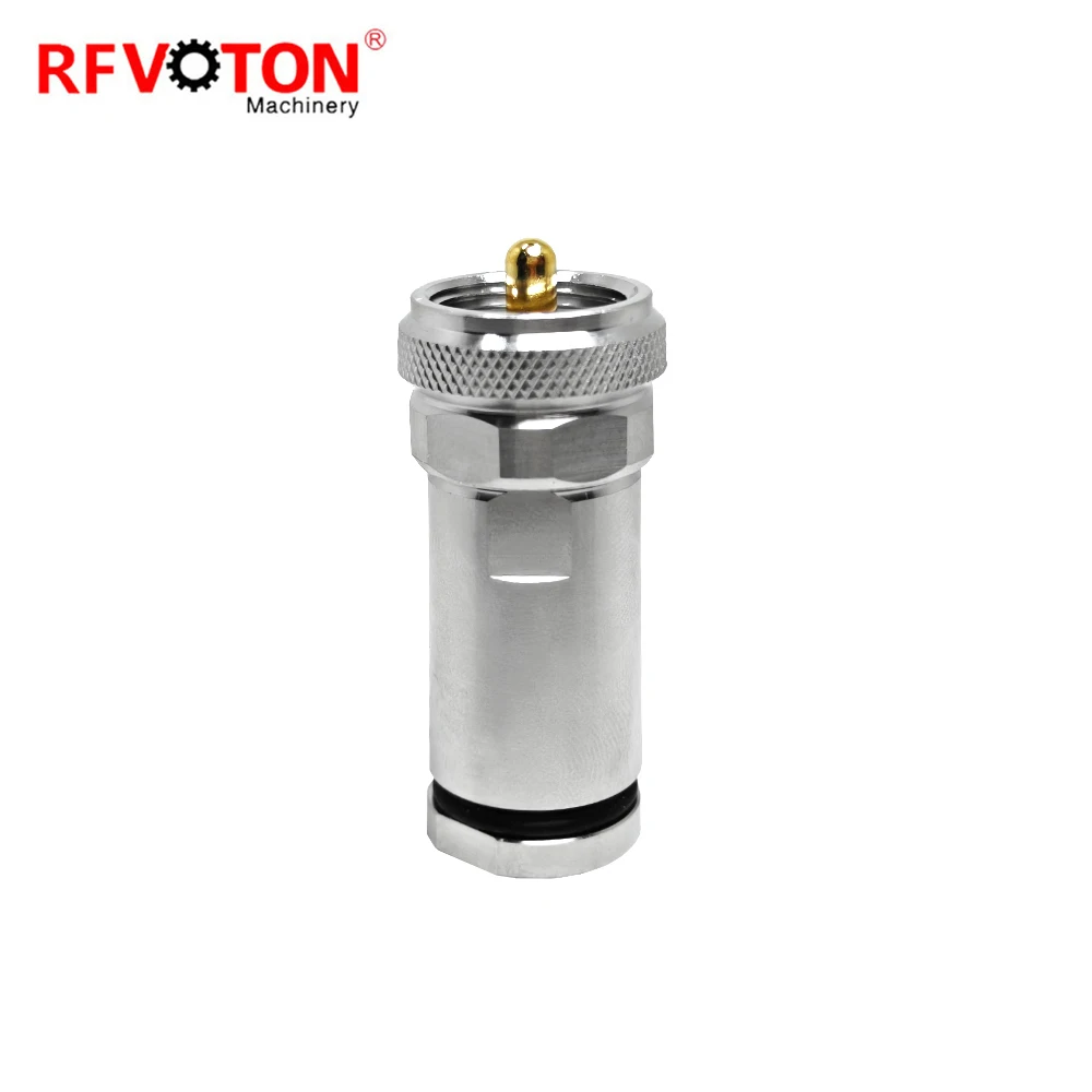 RF Connector UHF Male Straight Clamp LMR300 5DFB Cable Coaxial Cable Plug with Ternary Alloy