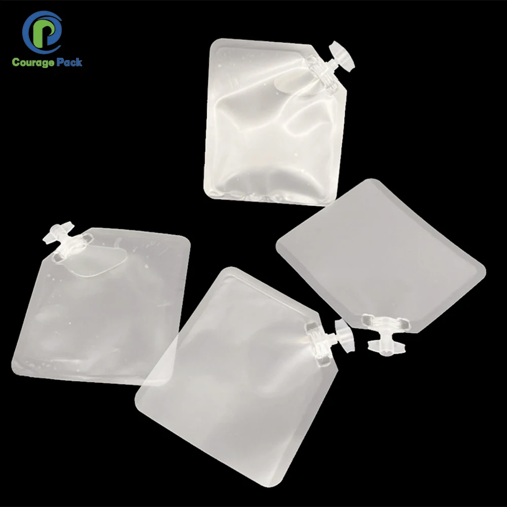 Small Capacity 1Ml 2Ml 3Ml 5Ml 8Ml 10Ml 15Ml 20Ml Heat Sealable Cosmetic Samples Sachet Plastic 5Ml Sachets Nozzle Bag