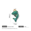 Dark green dolphin