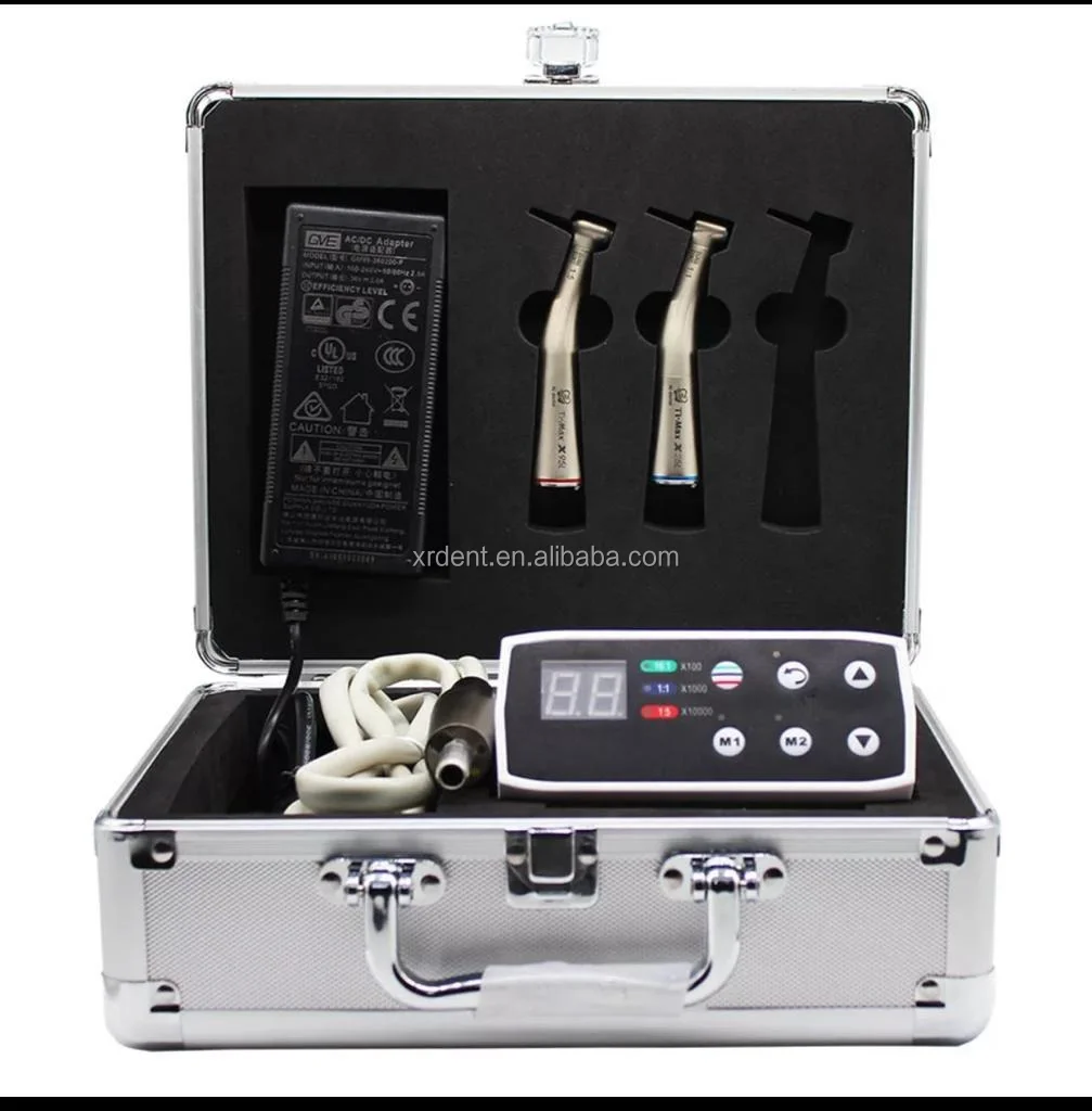 Led Type Dental Electric Motor With 1:5 And 1:1 Handpiece - Buy Fiber ...