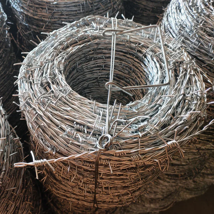 Galvanizado Arame Farpado 500m Single Twisted Barbed Wire For Safety