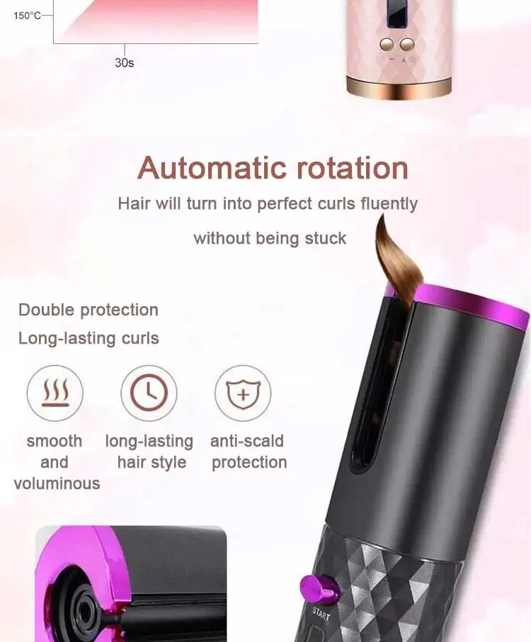 Adjustable Bangs Curlers Tools 2022  Electric Hair Curler Machine