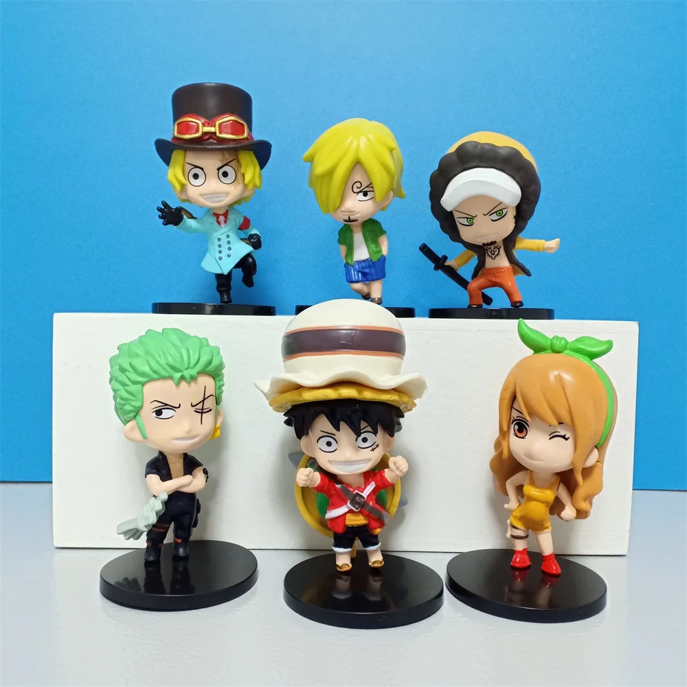12 видов стилей Лидер продаж Аниме, одно украшение модели персонажа, одно украшение, Обезьяна D. Фигурка Луффи