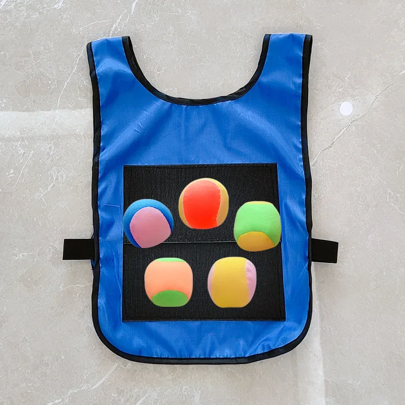 Children‘s Vest Sports Sticky Ball set Outdoor Against Throwing Toys