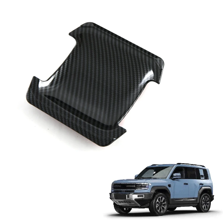 Rear Trunk Door Handle Frame Decoration for FangChengBao Leopard 5 Accessories ABS Side Door Handle Cover Exterior Accessory