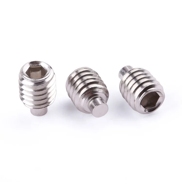 Non-standard customization hex socket set screw machine screw stainless steel SS304 316 plain