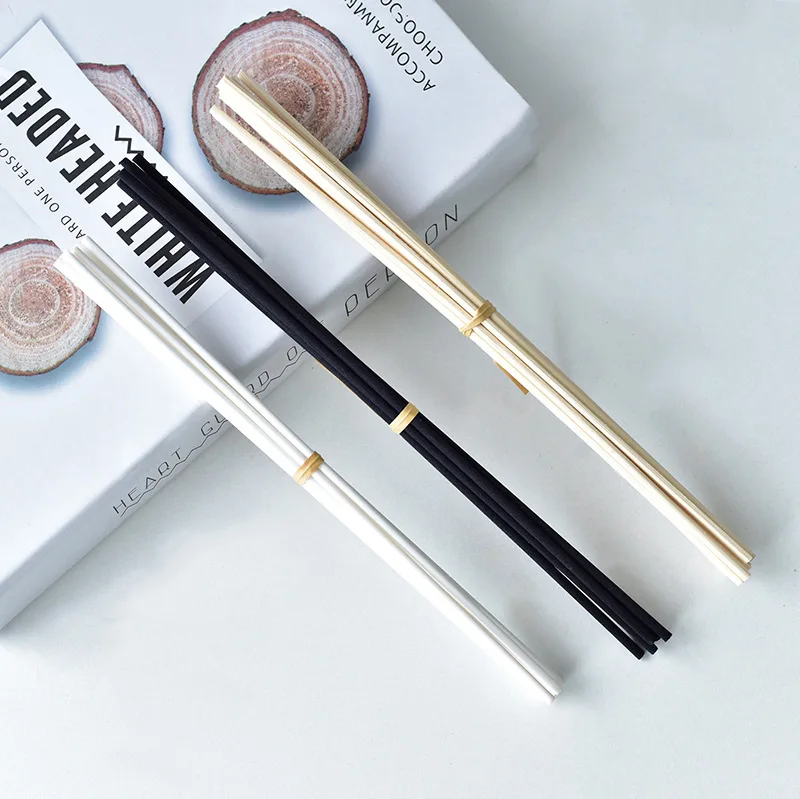 product fashion black white natural color synthetic reed sticks good absorption fragrance polyester fiber reeds-8