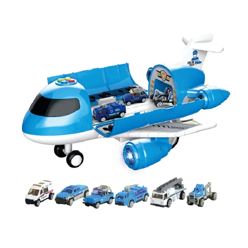 Avião azul desenho animado avião de brinquedo para crianças avião