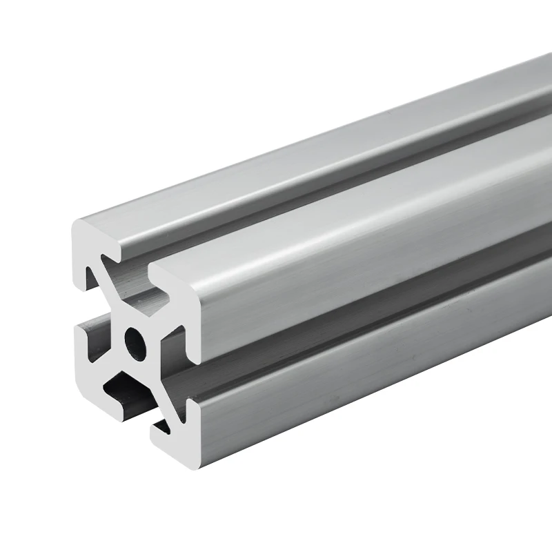 Industrial Aluminum Assembly Line Profile 4040 Extruded Aluminum Workbench Frame Cutting Services Industrial Offered supplier