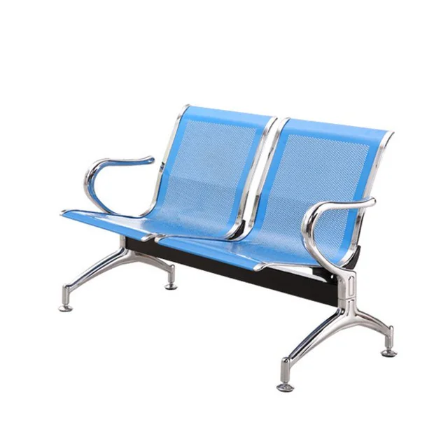 2024 Modern Hospital Stainless Steel Chair Or Armchairs Reception Chairs Waiting Room Iron Bench For Patients