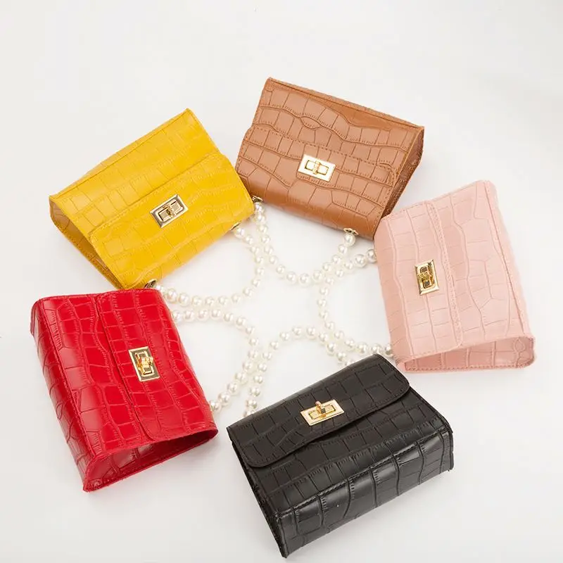 Guga-purse Cross-Body Bag for Little Girls Handbag Designer Fashion Single  Shoulder Messager Kids Purses Beige leather : Amazon.ae