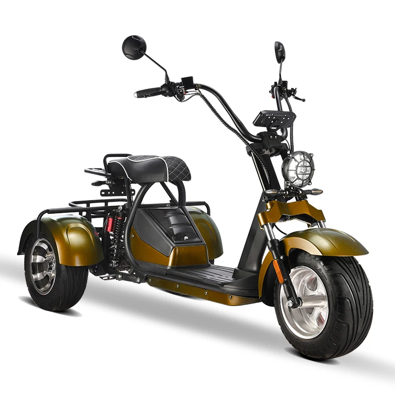 New Eec 2000w Electric Tricycles 3 Wheel Electric Scooter Citycoco Trike Adult 60v 40ah Big 2879