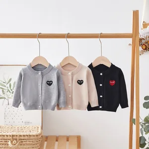 Manufacturers Wholesale Boutique Baby Sweater Clothes Knitted Design Custom logo Knit Winter Crochet Baby Boys' Clothing