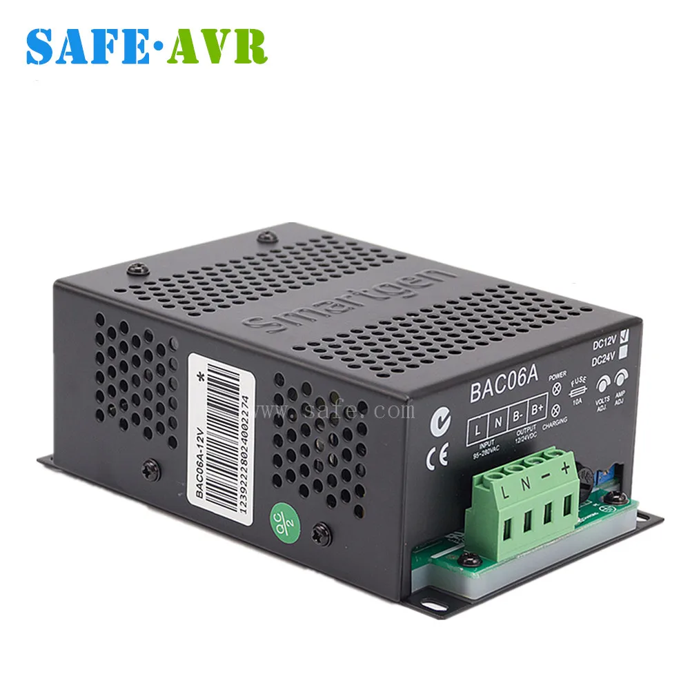 Generator Battery Trickle Charger R 24V 12V DC 5A 10A Generator Battery  Charger BAC06A Generator Battery Trickle Charger