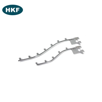 Iron Waterfall Display Hooks for Shop Decorative Wall Metal Steel Cloth Hanger Hook for Garment Hanging Clothes in Supermarket