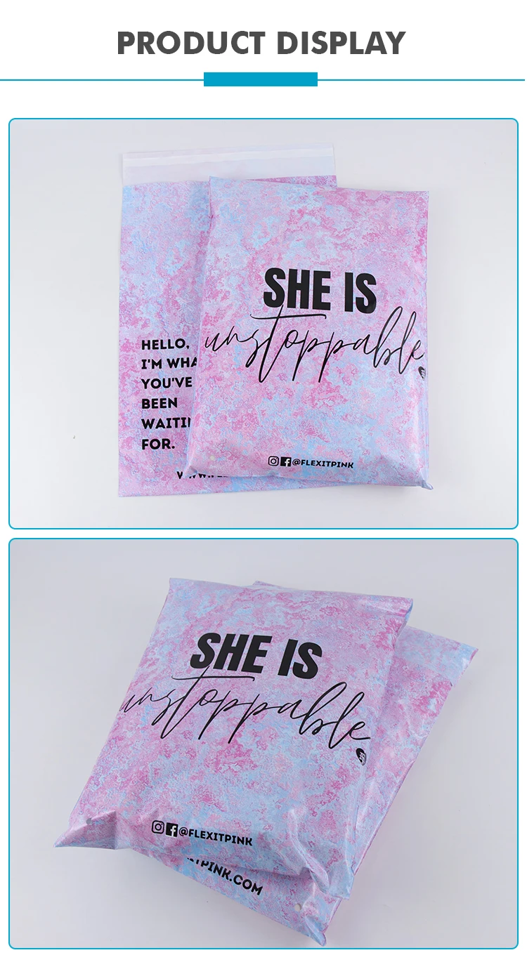 Logo Printed Customized Poly Mailers Shipping Envelope Express Plastic